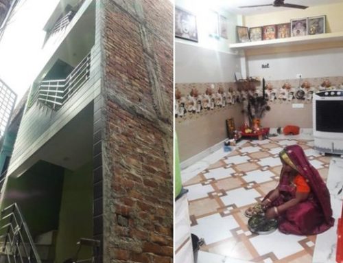 Reconstruction of Seema Ben’s house: Better housing conditions instils a sense of relief